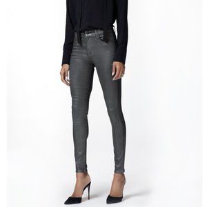 NWT J Brand Maria High Rise Skinny Photo Ready Jeans Silver Lament Size 24